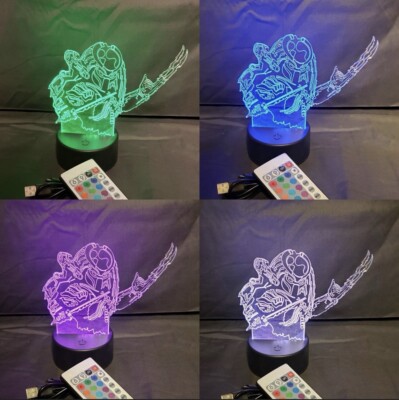 PREDATOR Movie 3D LED Light Lamp 8 Colors W/remote (Show It Off) | eBay