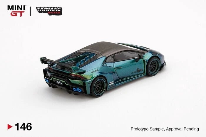MINI GT 146 LB WORKS Lamborghini Huracán GT Magic Green LHD