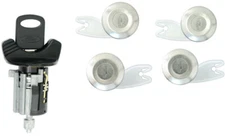 1992-1995 Ford Econoline - Ignition Lock & 4 Door Lock Cylinder Set W/2 Keys