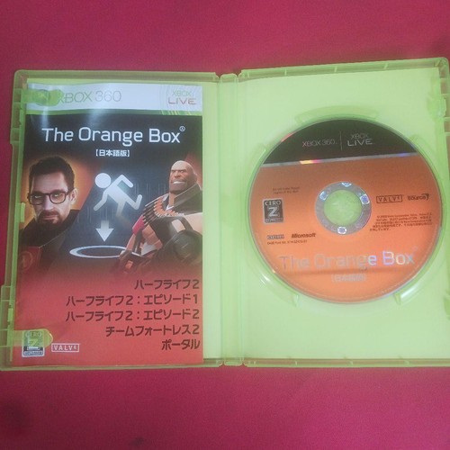 Xbox 360 The Orange Box Japan Edition Game - Used, Great Condition - Picture 3 of 4