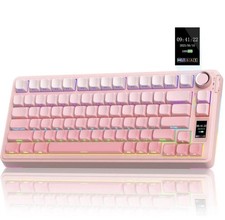 AULA S75 PRO Wireless Mechanical Keyboard with Screen&Knob, Tri-Mode