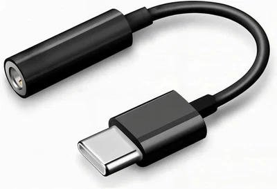 USB TYPE C TO 3.5mm AUX AUDIO HEADPHONE EARPHONE ADAPTER JACK
