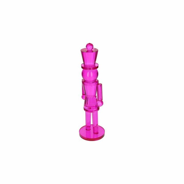 Gift Company Nussknacker Sari Dekofigur Dekoration Kristallglas Pink H 36.5 Cm-image