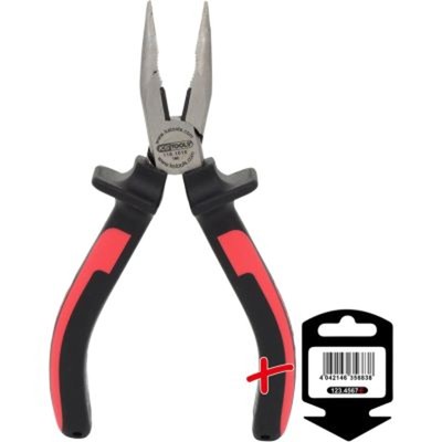 KS TOOLS Flachrundzange 115.1018-E Werkzeugstahl