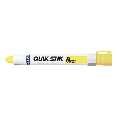 Markal 61041 Paint Crayon, Medium Tip, Fluorescent Yellow Color Family