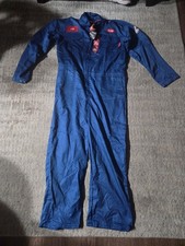 Bulwark FR CAT 1 2112 Flame Resistant Coveralls Jumpsuit Size Large with Name