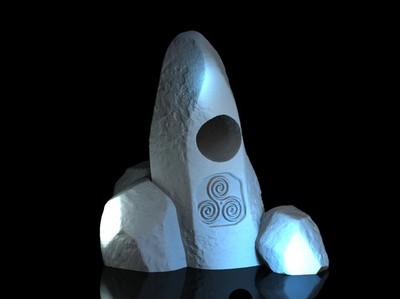 Druid stone scatter terrain 3d Printed DnD, Wargaming, Tabletop, RPG