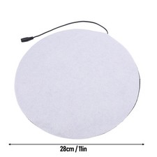 USB Heating Pad For Small Pets Round Heated Plate 3 Levels Temperature