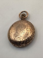 1899 Elgin Grade 109 0s Model 1 7J Hunter Gold Filled Pocket Watch -For Repair-