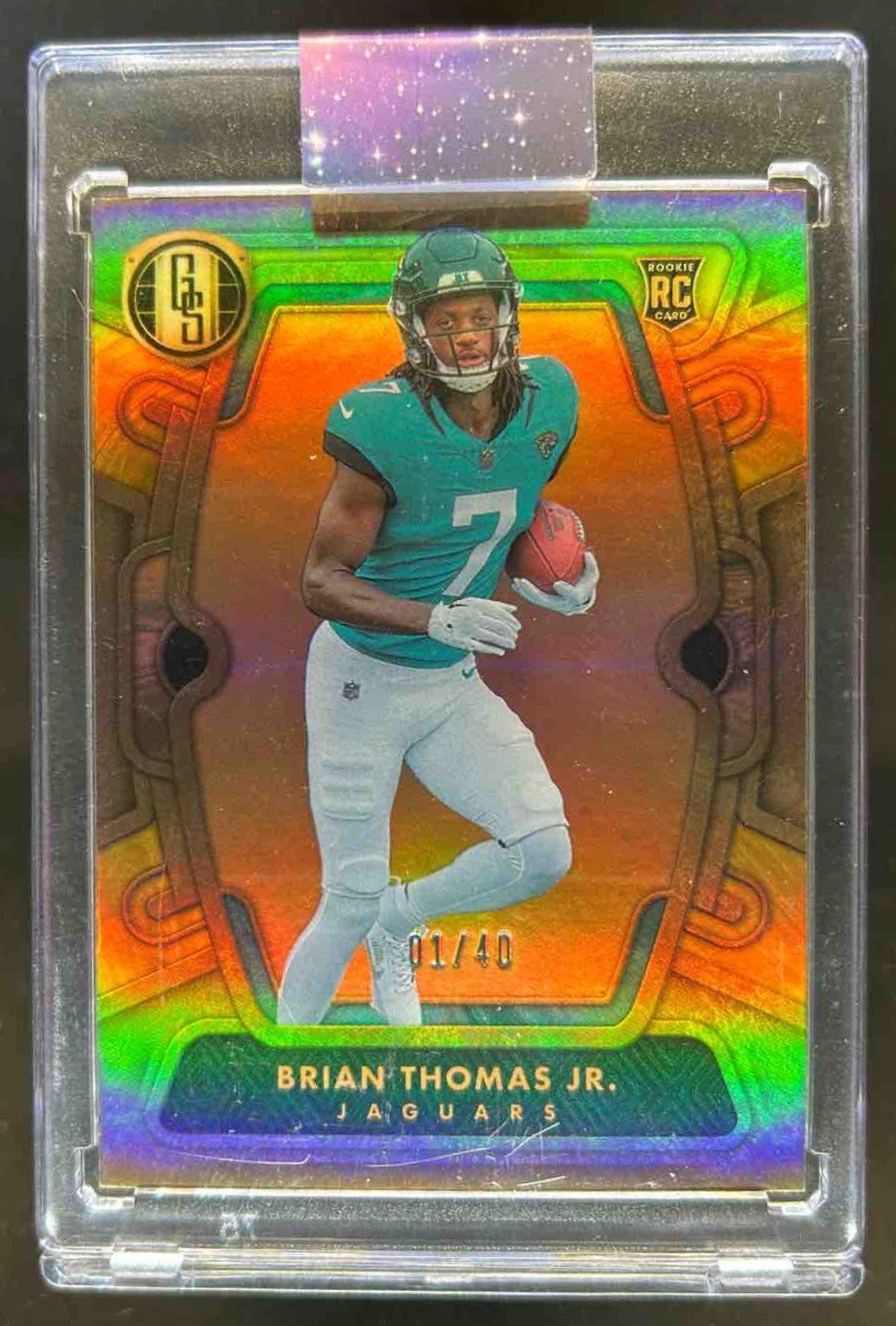 2024 Panini Gold Standard Brian Thomas Jr. RC #/40 Citrine #120 Jaguars