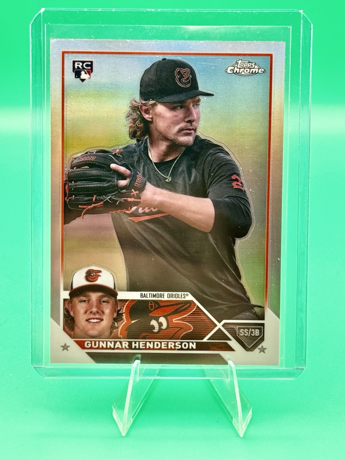 Gunnar Henderson 2023 Topps Chrome Update Image Variation SP #USC208 RC Rookie