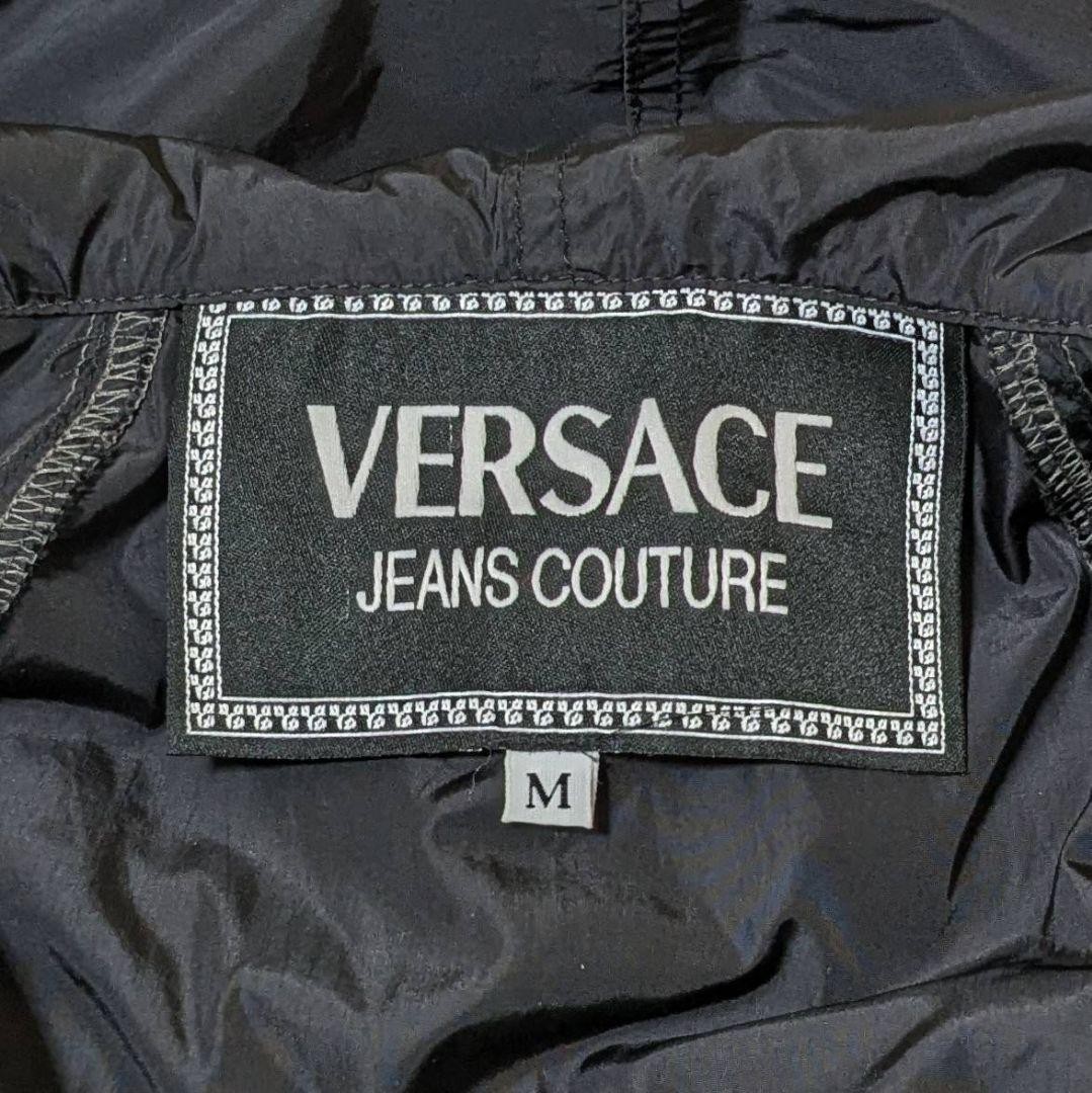 VERSACE Jeans Couture Nylon Jacket Black Size M Medusa Back Logo Used From Japan thumbnail 15