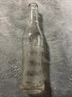 Vintage Johnson Embossed 7oz Clear Soda Bottle By Coca-Cola Statesville, NC 👀