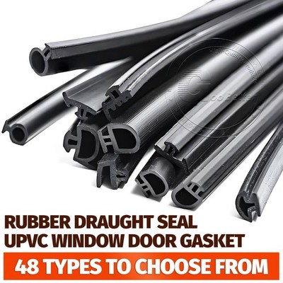 uPVC Window Door Bubble Flipper Gasket Rubber Draught Seal Vent Sash Replacement