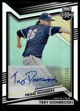 2022 Panini Elite Extra Edition Prime Numbers Signatures A Trey Dombroski Auto