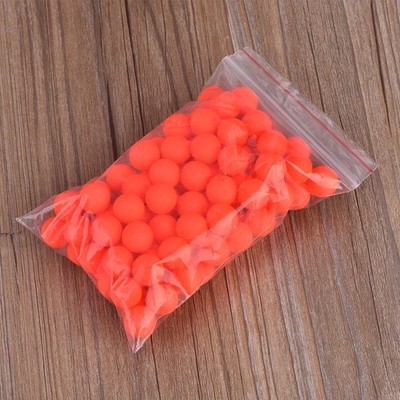 Fishing Float Balls 100 PCS 0.5 inch Foam Bobbers for Pompano Rigs