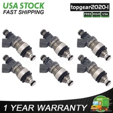 6PCS FUEL INJECTORS FOR 95-98 TOYOTA TACOMA 4RUNNER T100 3.4L V6 23250-62030