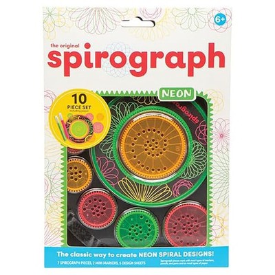 Spirograph Umschlag Neon 10-Teile-Set Vivid Für Endlose Designs