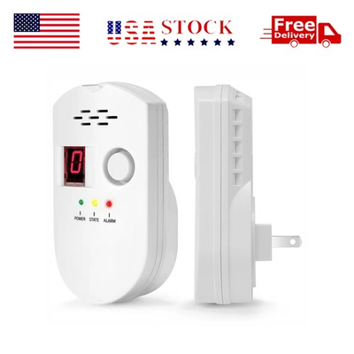 #ad Digital Gas Leak Detector Alarm Sensor Propane Butane Methane Natural Gas Catch $18.49