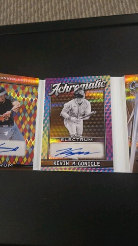 2026 Leaf Electrum - 4 Auto Booklet - Griffin, McGonigle, De Vries, Made #9/25 - Afbeelding 3 van 8