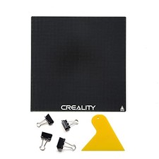 Creality Official Ender 3 3D Printer Platform Tempered Glass Bed with 4 Binder C