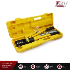 16 MT Hydraulic Wire Terminal Crimper Battery Cable Lug Crimping Tool W/Dies