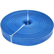 50 m Flachschlauch PVC Gartenschlauch Flexibler Schlauch Wasser 1" bis 2" Zoll