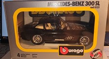 VINTAGE -BBURAGO - MERCEDES-BENZ 300 SL - BLACK - 1:24 SCALE - Cod. 0132