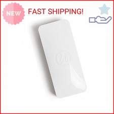 Magnetic Dry Erase Board Felt Eraser, 2"x5"x1", White, Lightweight Modern Design