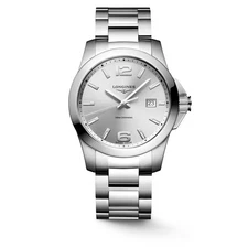 NEW Longines Conquest Stainless Steel Quartz 41mm L37594766