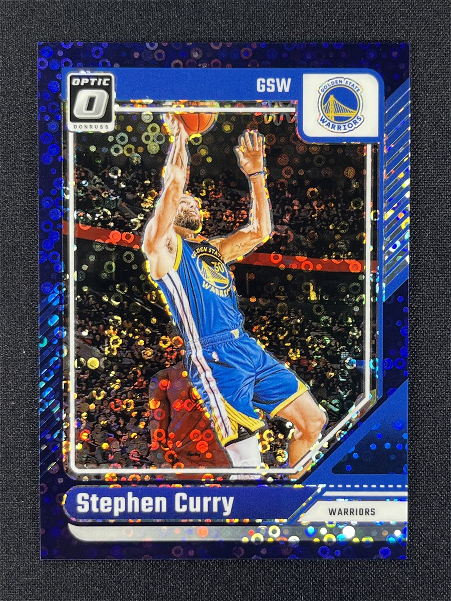 2024-25 Panini Donruss Optic Fast Break Stephen Curry #155 Purple Disco /99