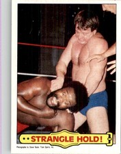 Rowdy Roddy Piper & Junkyard Dog 1985 #40 Topps WWF Strangle Hold! WWF Strangle