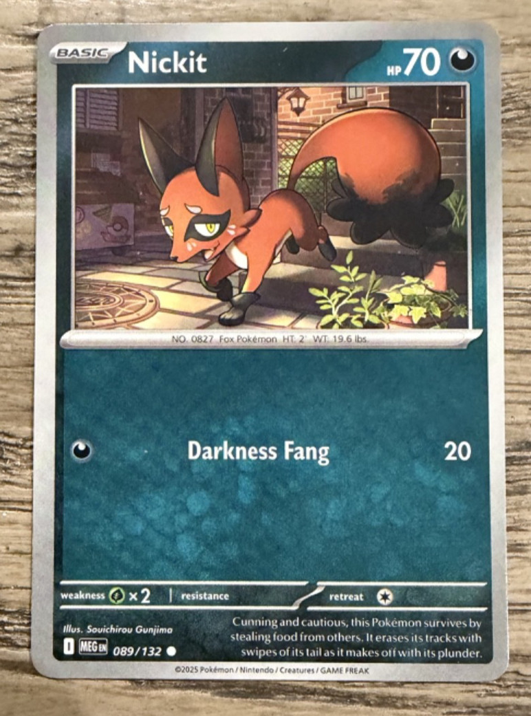 Pokemon 2025 Mega Evolution Nickit 89/132