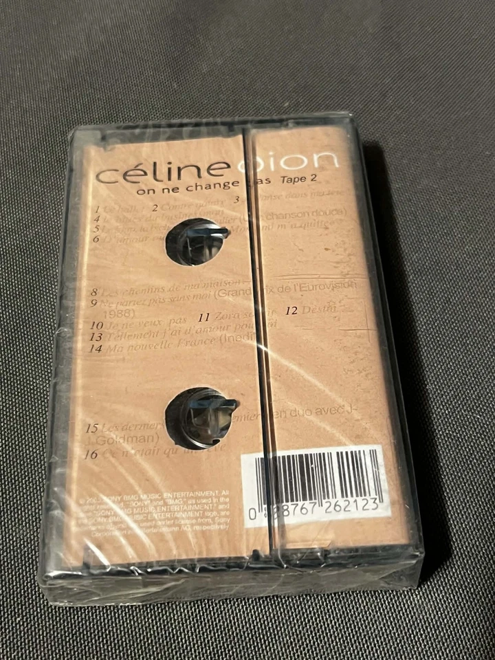 Celine Dion: On Ne Change Pas ULTRA RARE SEALED French Cassette Tape 2 Pop New - Image 3 of 3