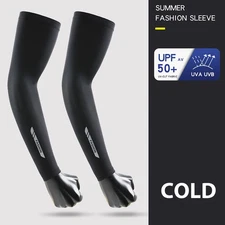 Sun Protection UV Outdoor Golf Sport Hiking Cycling Arm Sleeve Cover Warmer Cuff