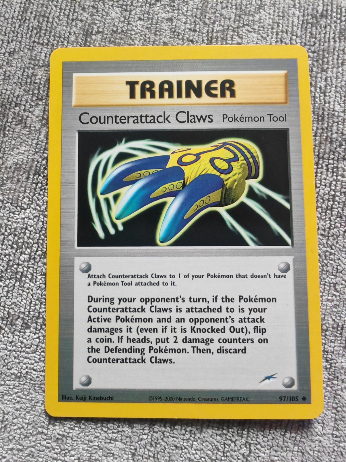 Counterattack Claws #97/105 Neo Destiny Uncommon Pokemon Card (Neo Destiny) LP