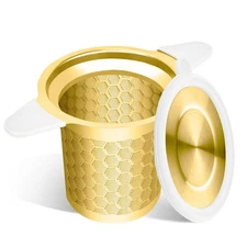 Tea Infuser for Loose Leaf Tea Extra Fine 304 Stainless Steel Tea Strainer St...