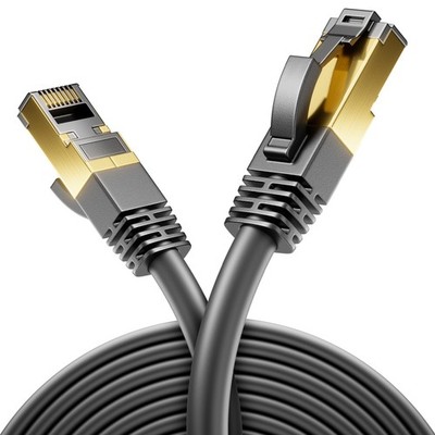 0,25m CAT 8 Patchkabel Netzwerkkabel S/FTP 40Gbit/s Ethernet DSL LAN RJ45 POE