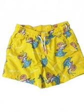 art class swim shorts yellow print - Boys M