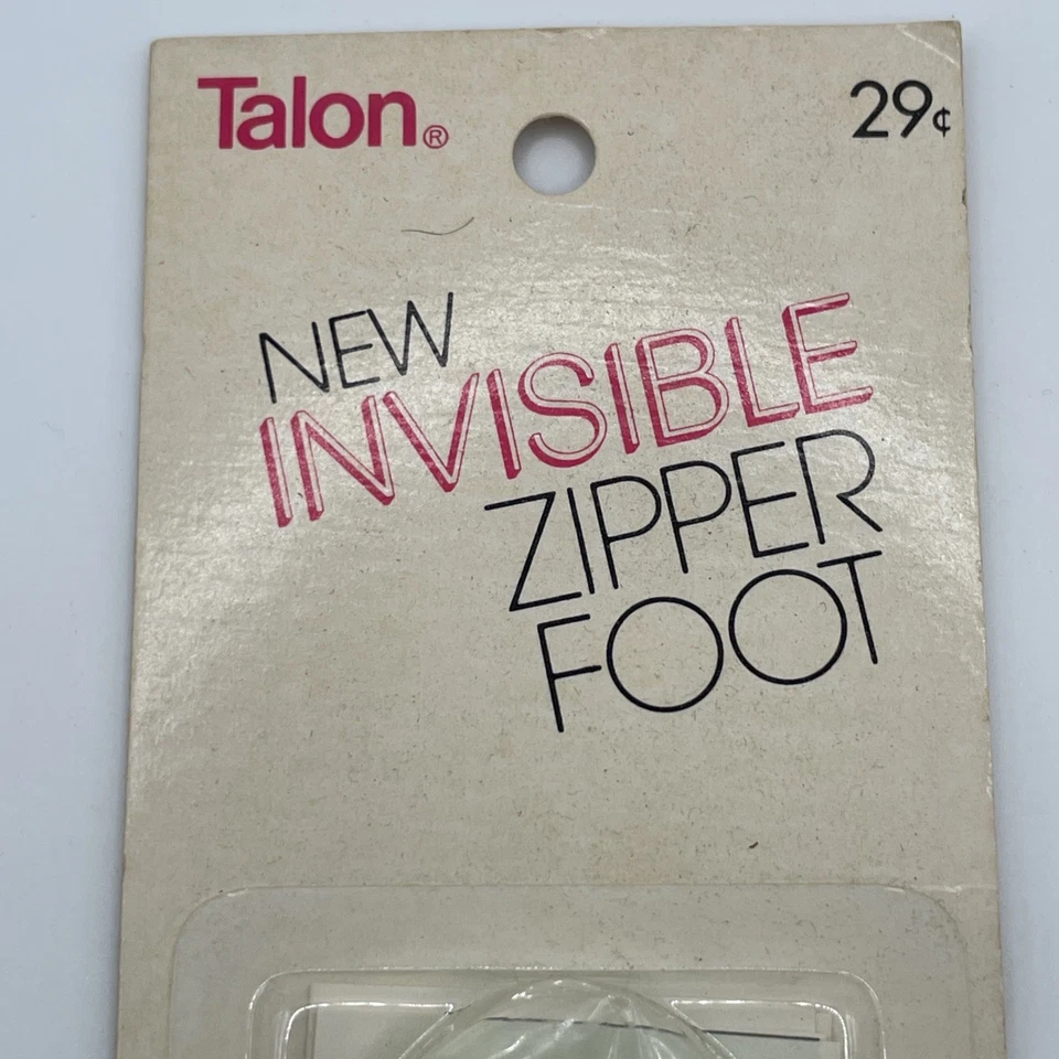 Vintage New NOS Talon Invisible Zipper Foot Made USA Art Sewing Applicator #805 - Image 2 of 4