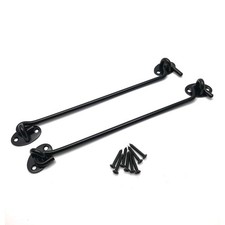 10" Privacy Hook and Eye Latch Barn Door Lock Stainless Steel Gate Latch 2 Pack