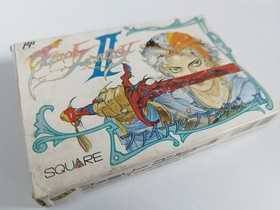 Final Fantasy 2 FF2 w/Box and Manual Famicom FC SQUARE JAPAN ver.