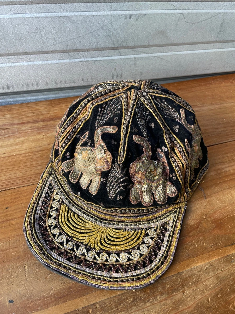 Vintage Adult Embroidered Sequin Beaded Thailand Elephants  display picture 1