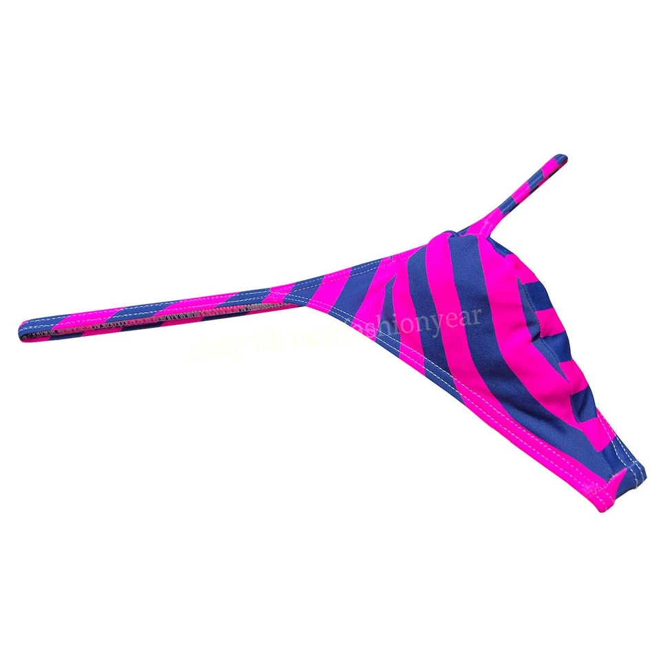 Men's Sexy String Underwear Thong Pouch Male G-string Swim Bikini Jockstrap Soft - Image 3 of 4