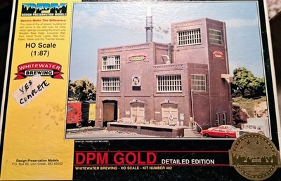 HO - DPM GOLD - WHITEWATER BREWING CO. BUILDING Kit 40200 - NIB - COMPLETE