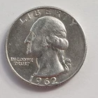 1962-D 25C Washington Quarter AU