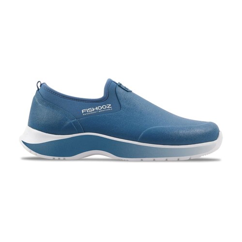 Fishooz DryRun Waterproof Blue Slip-On Shoes for Men: NEW, Authentic, Free Ship
