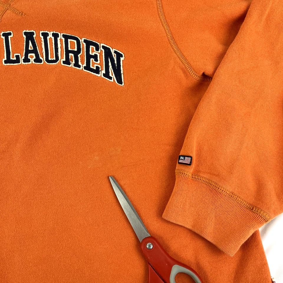 Sudadera de Colección Para Hombres Ralph Lauren Polo Jeans Co Spellout Cuello Redondo Talla XL Foto 3 de 4