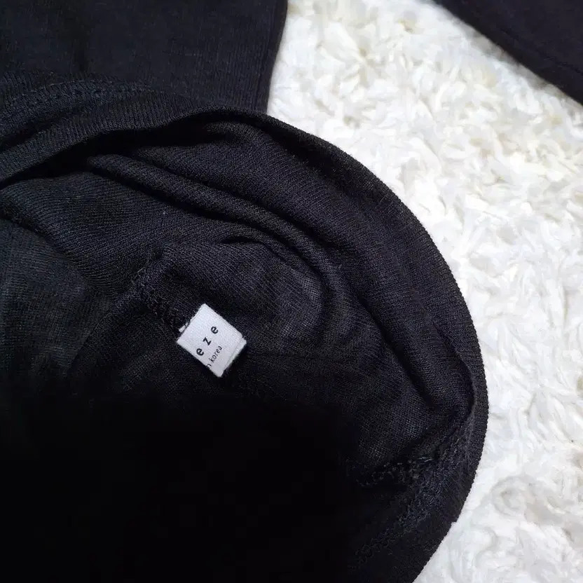 Black Long Sleeve T-shirt, Basic Solid Color, New - image 2