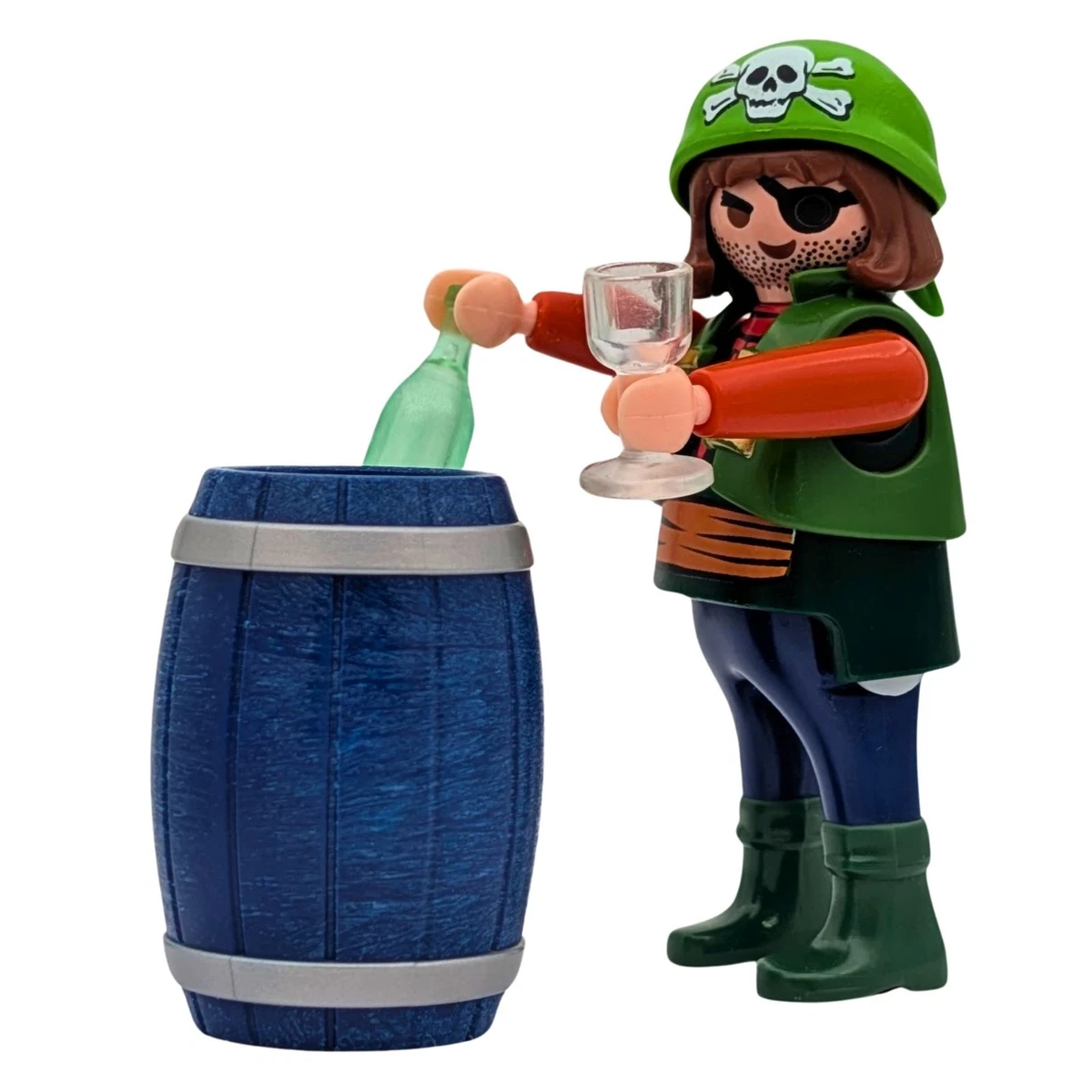 Lot PLAYMOBIL Pièces Détachées - Coco Rouge Et Palmier - Thème Pirates - Occasion